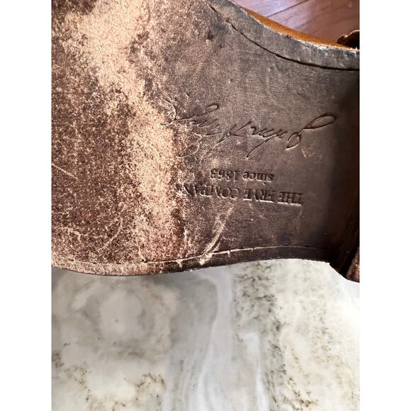 Frye Phillip Studded Engineer Harness Tall Knee High Riding Boots Brown 7.5 - Picture 11 of 12